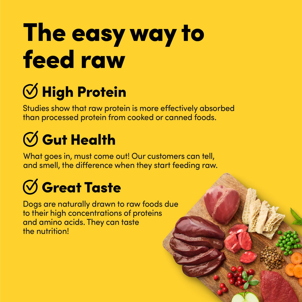 Animals Like Us RawMix50 made in the USA ensuring consistent quality and sourcing.