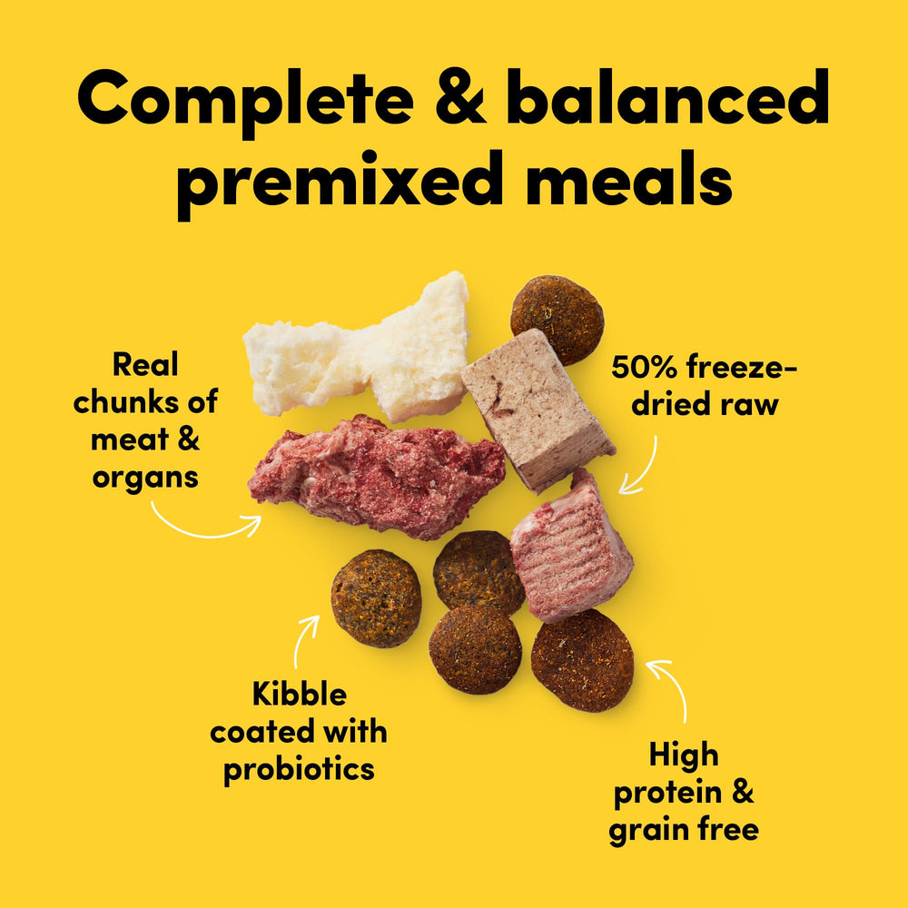 Animals Like Us RawMix50 beef liver for immune support.