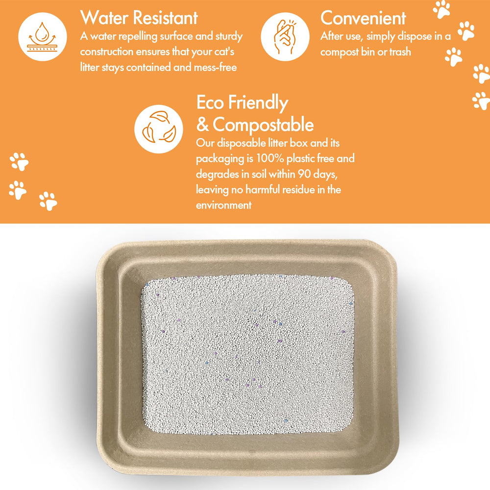 Animaru leak-resistant design keeps litter dry and odor-free for home setups.