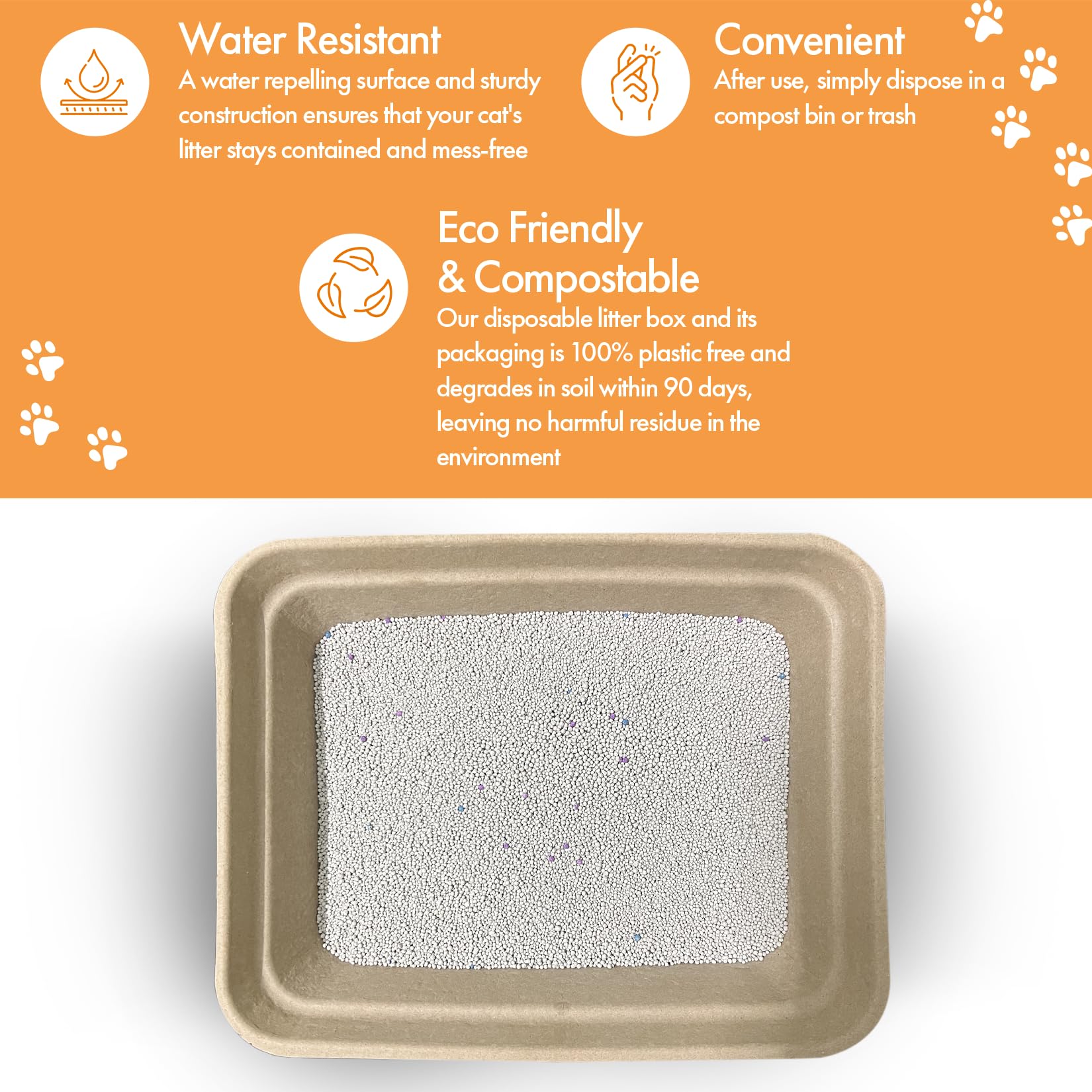 Animaru liner-tray usage shows versatile fit with standard litter boxes.