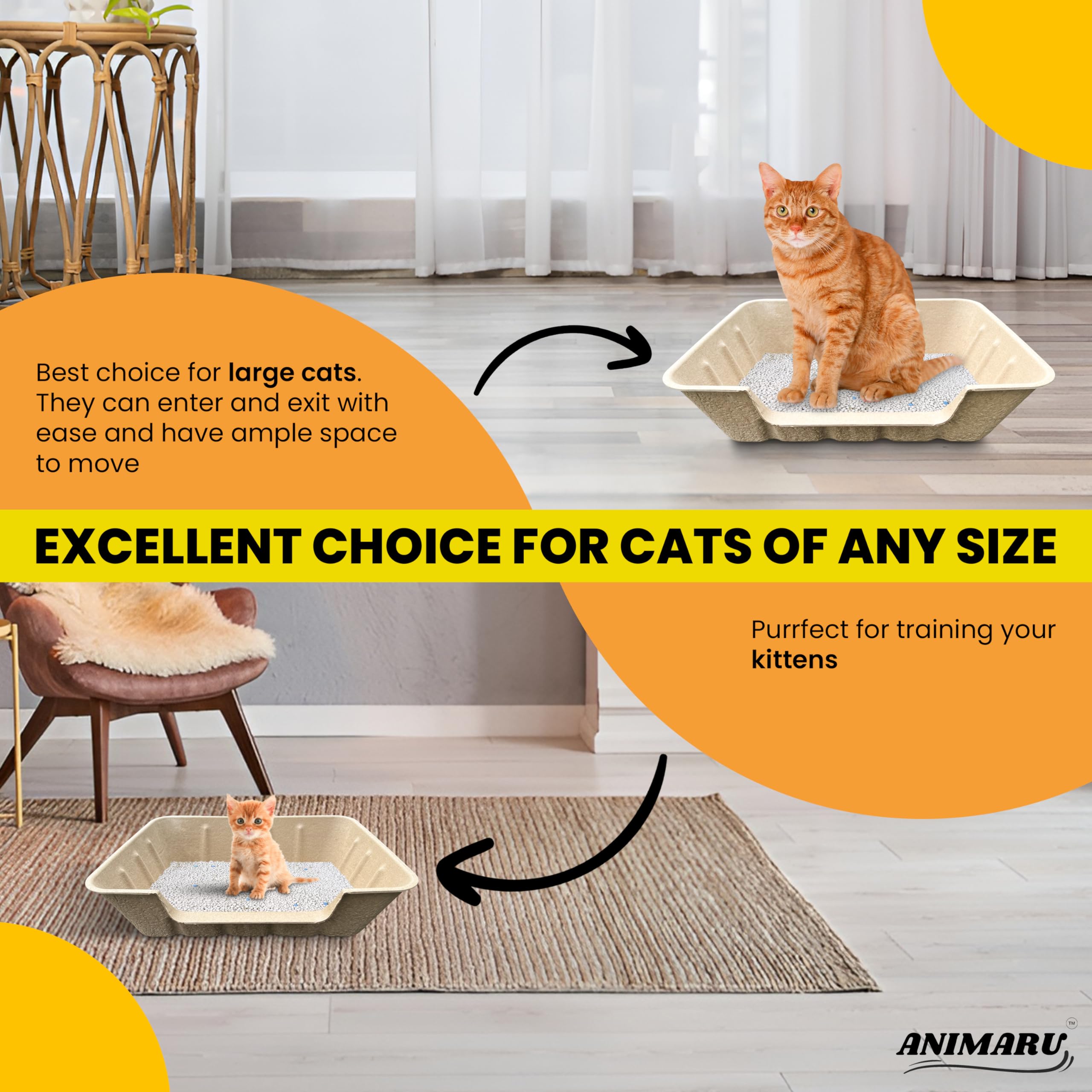 Animaru boxes can be used as standalone or liner for added versatility.