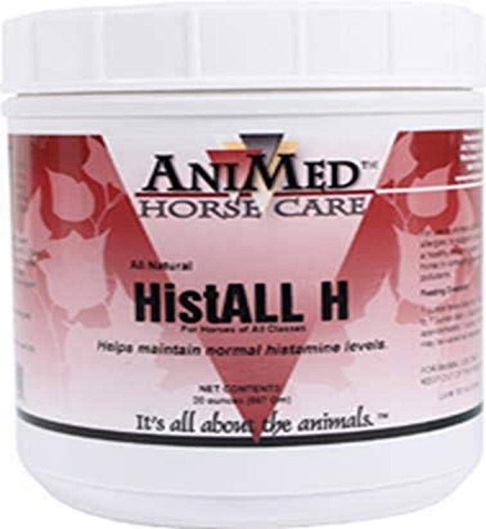 ANIMED HistAll H bottle for equine respiratory support routine.