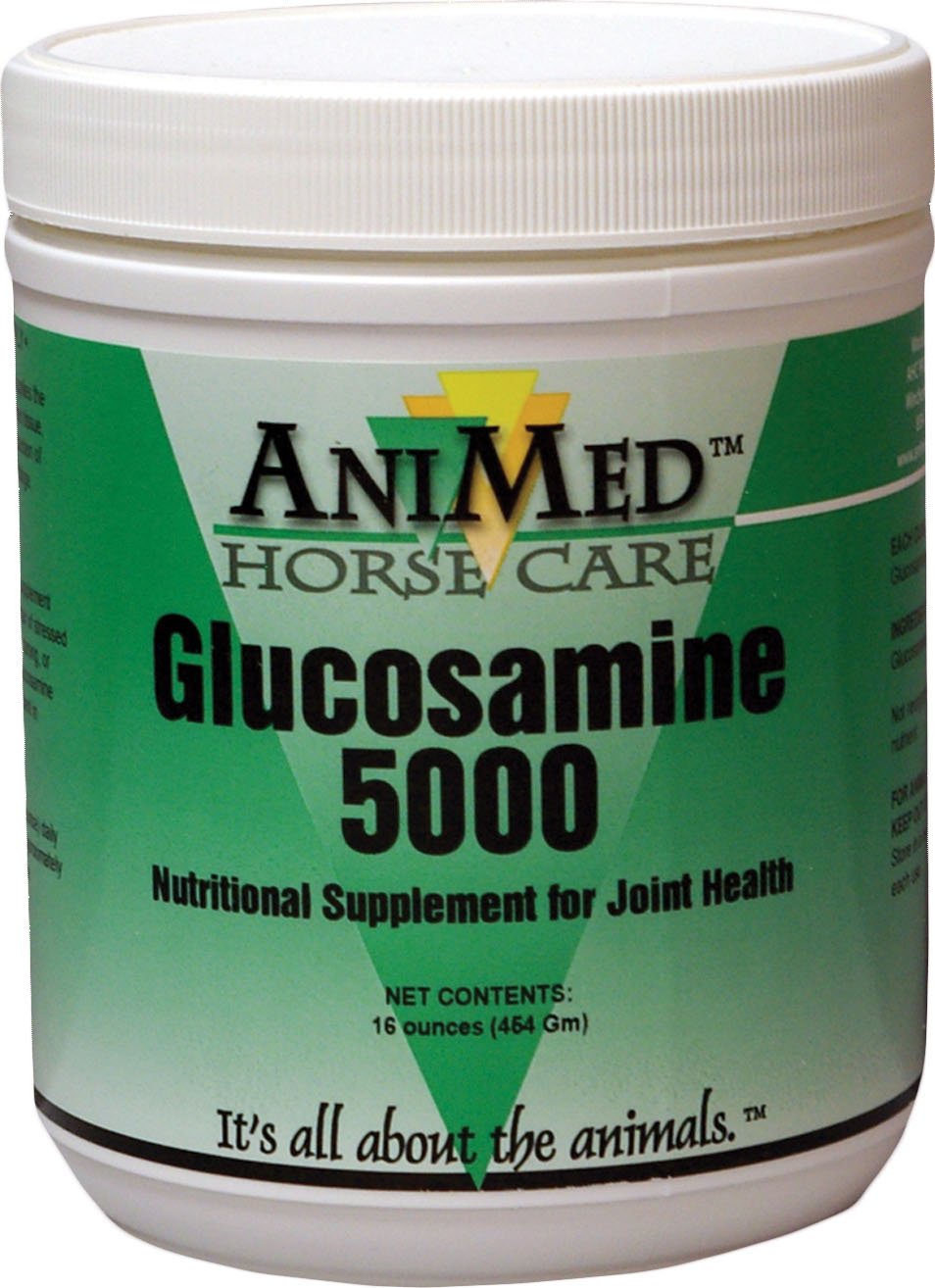 ANIMED horse glucosamine 5000 supplement bottle supports joint comfort and mobility