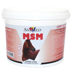 ANIMED Pure MSM granules bottle: easy dosing for joint support in pets.