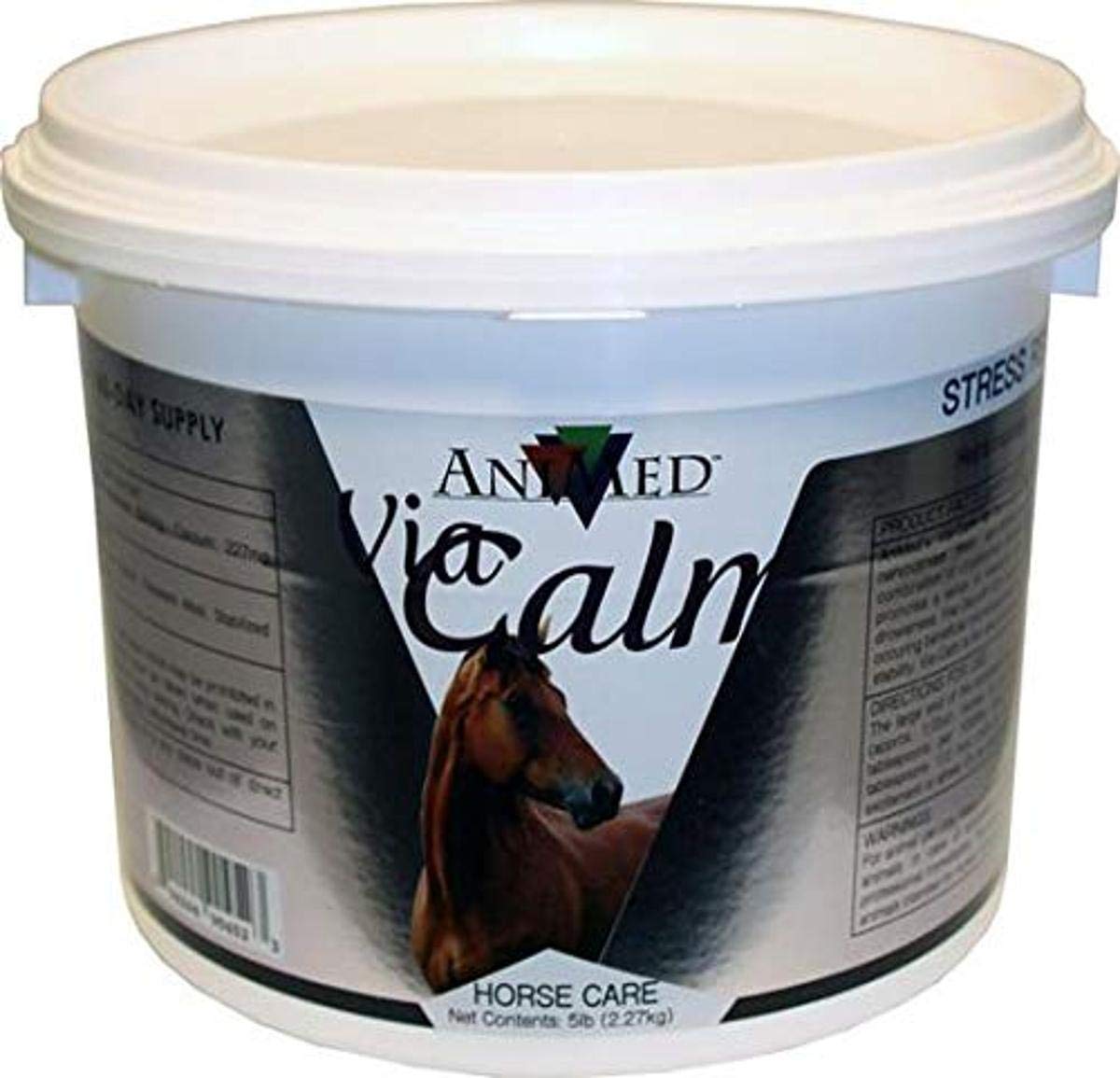 ANIMED VIA-Calm 5 lb pail for horses to support calm mood and gut balance