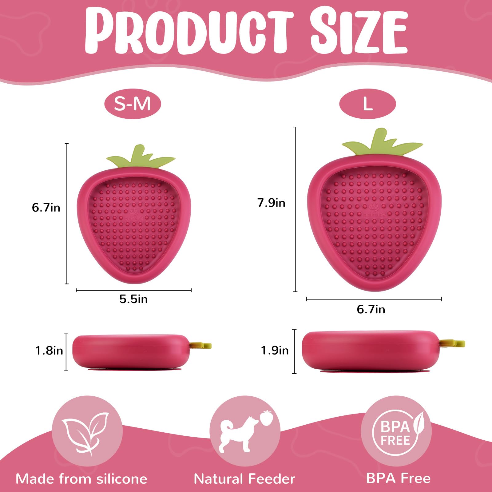 Animire dishwasher-safe silicone bowl ready for quick cleanup