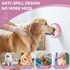 Animire freeze lick mat with yogurt for cooling enrichment on hot days