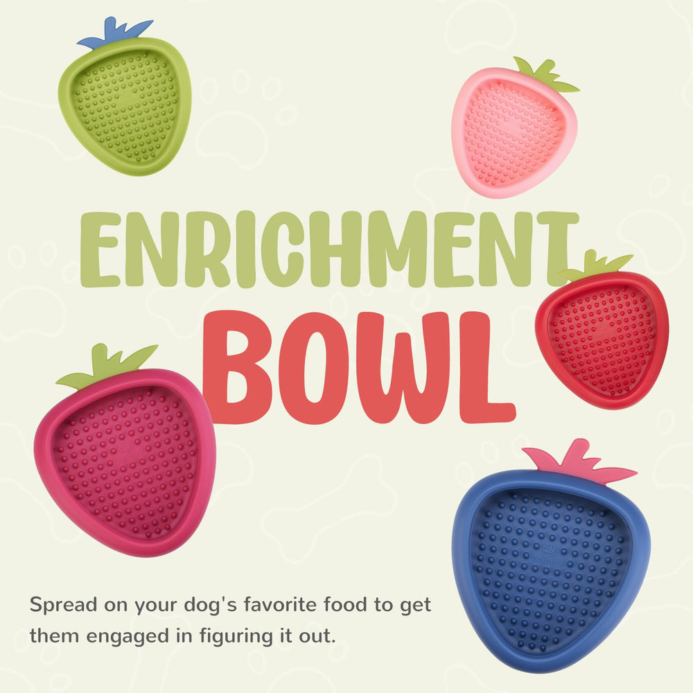 Animire rose color bowl promotes gradual feeding and distraction
