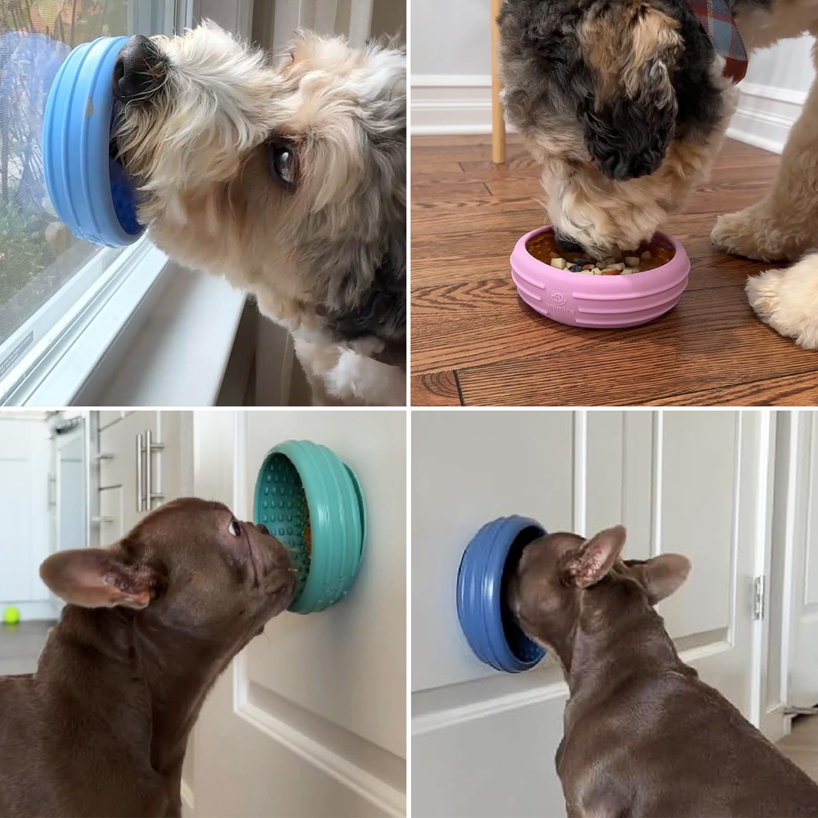 Animire slow feeder bowl promotes mindful eating and calmer play