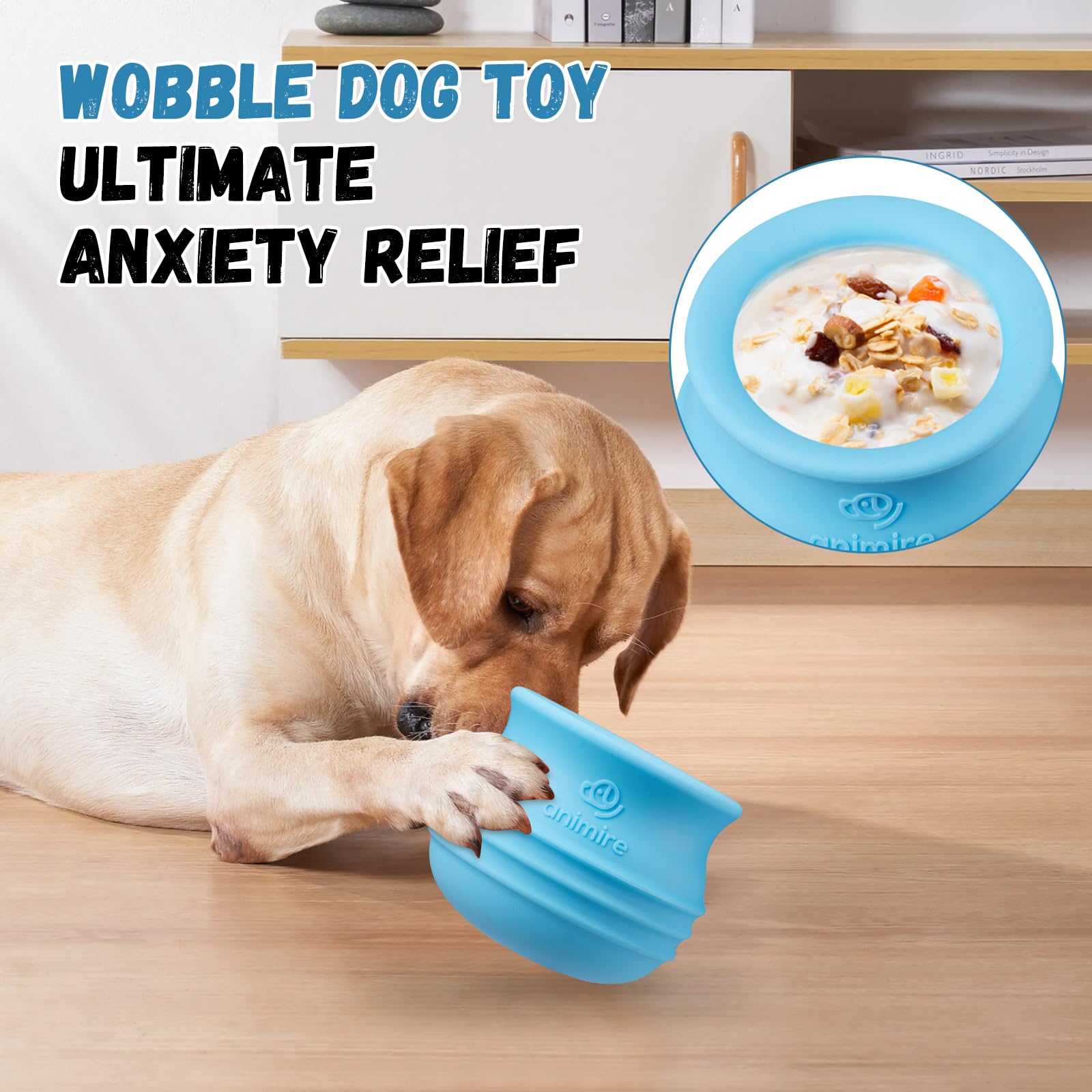 Animire freeze-session toy cools treats for cooling, slow-lick sessions