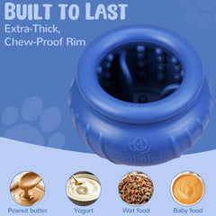 Animire Wobbly Dog Enrichment Lick Toy ready to freeze and serve mess-free treats