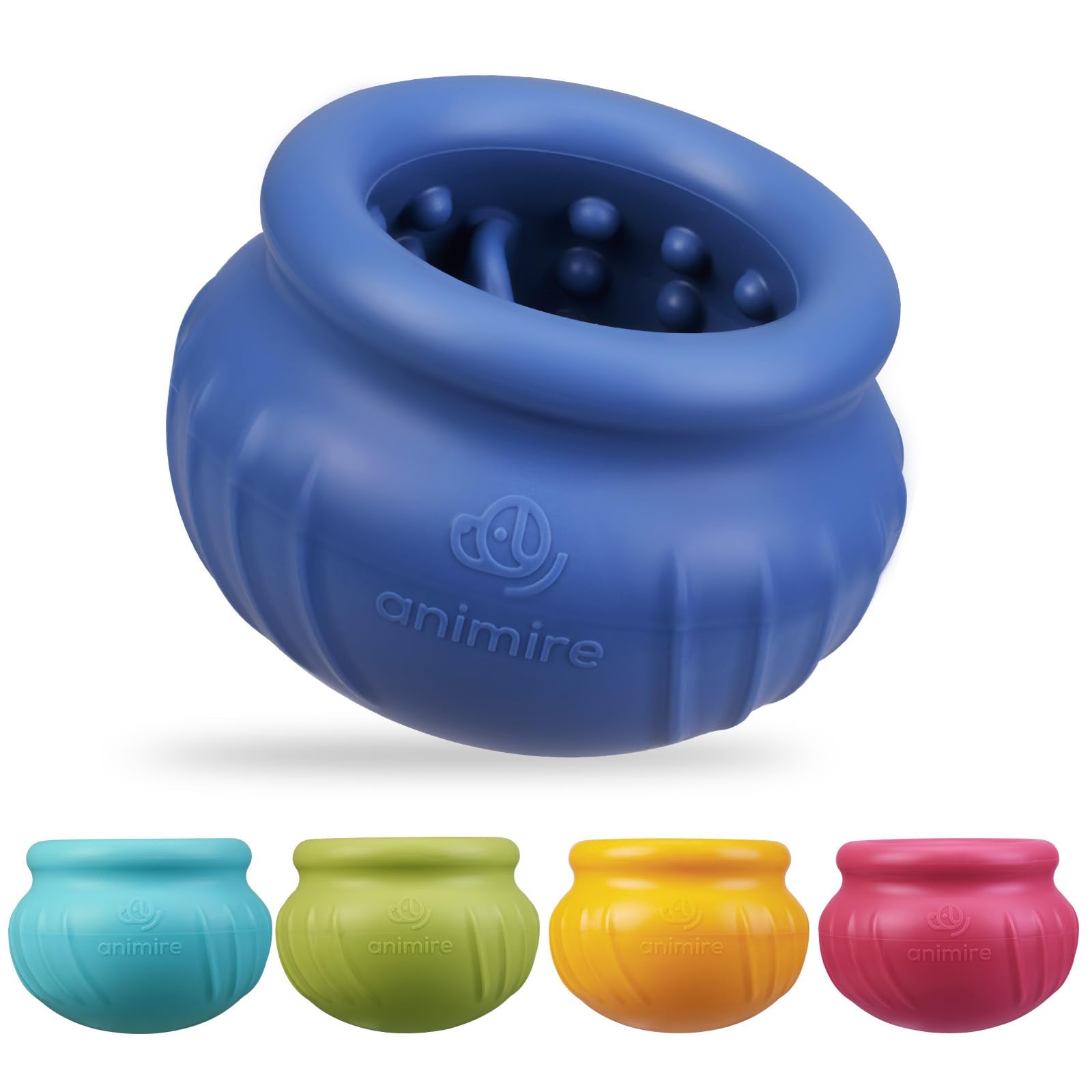 Animire Wobbly Dog Enrichment Lick Toy with freeze-ball assembly for long-lasting treats