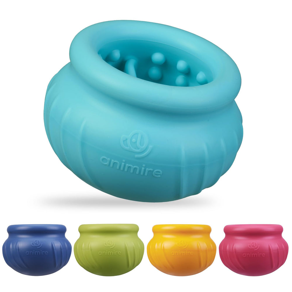 Animire Wobbly Dog Lick Toy with freeze-ball design for long-lasting enrichment.