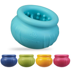 Animire Wobbly Dog Lick Toy with freeze-ball design for long-lasting enrichment.