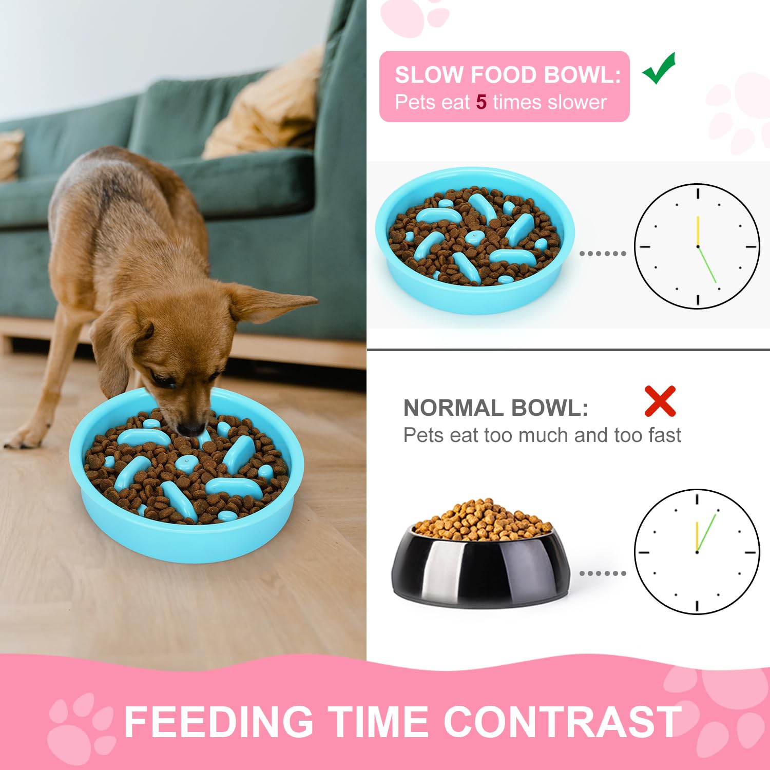 Anipaw 3-in-1 set showing feeder bowl, water bowl, and mat