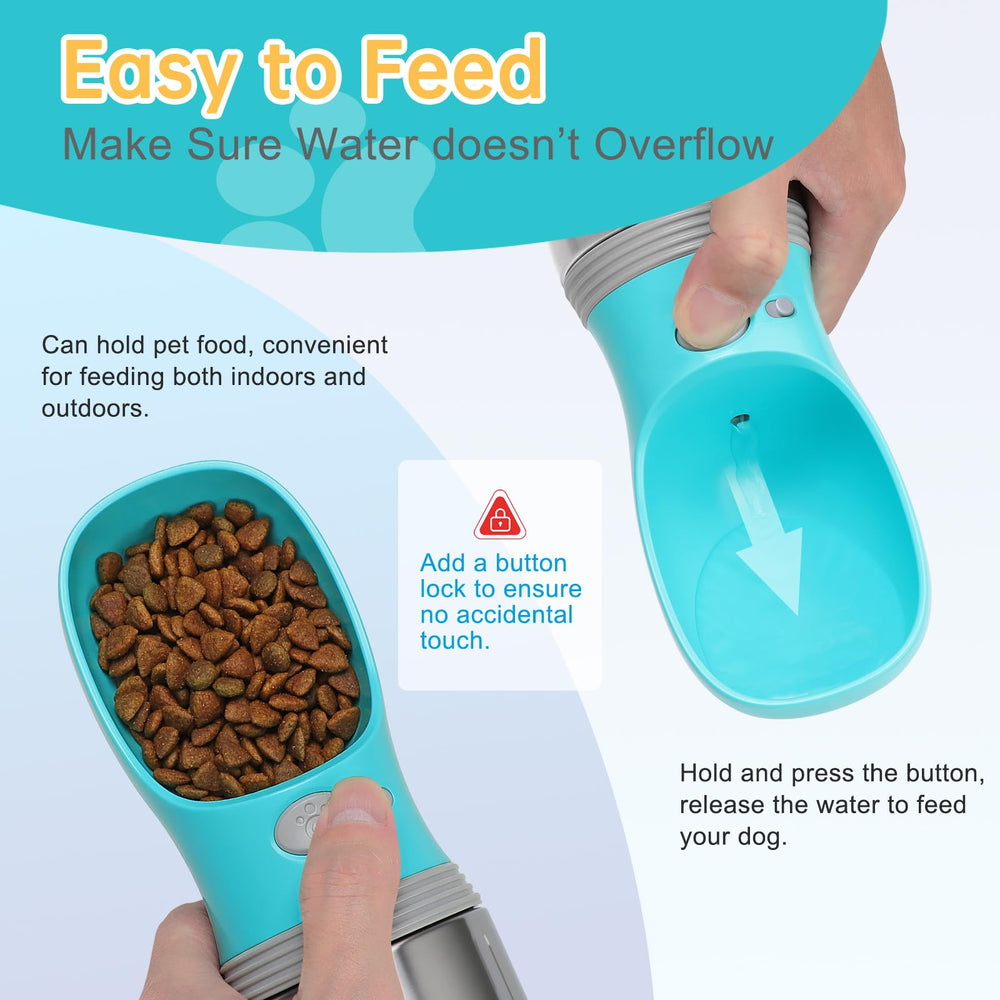 Anipaw leak proof seal protects your pack on trips.