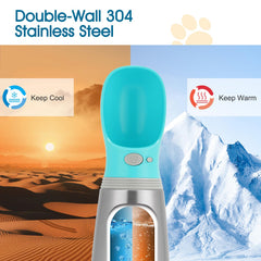 Anipaw leak-proof seal prevents spills while traveling or hiking.