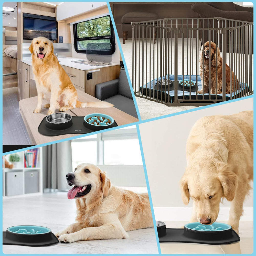 Anipaw rust-resistant materials ensure durable pet dining
