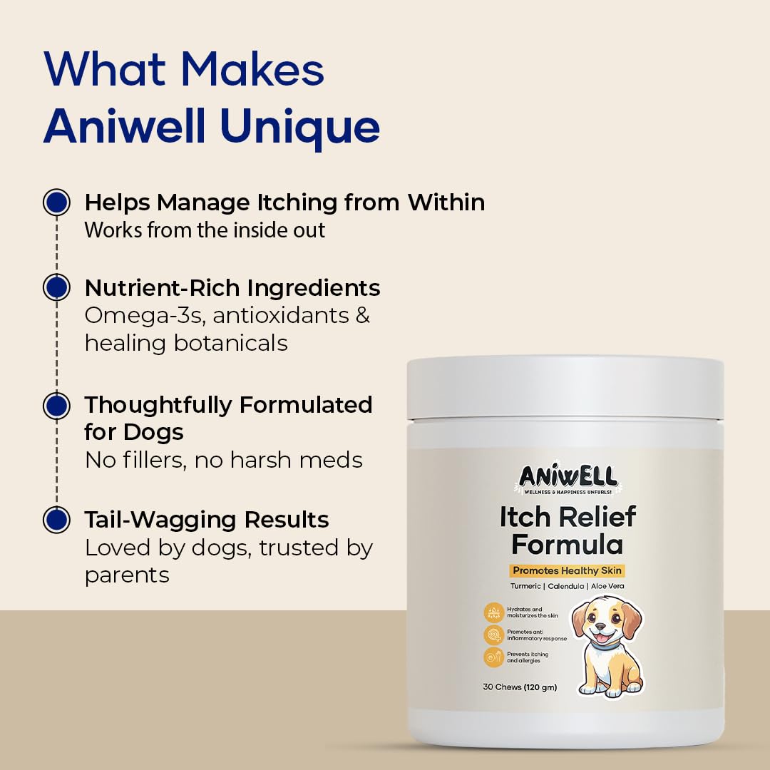 Aniwell Borage oil label highlights GLA for healthier skin and coat.