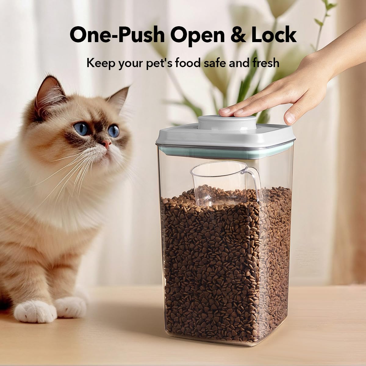 Ankou BPA-free PET container for safe pet food storage