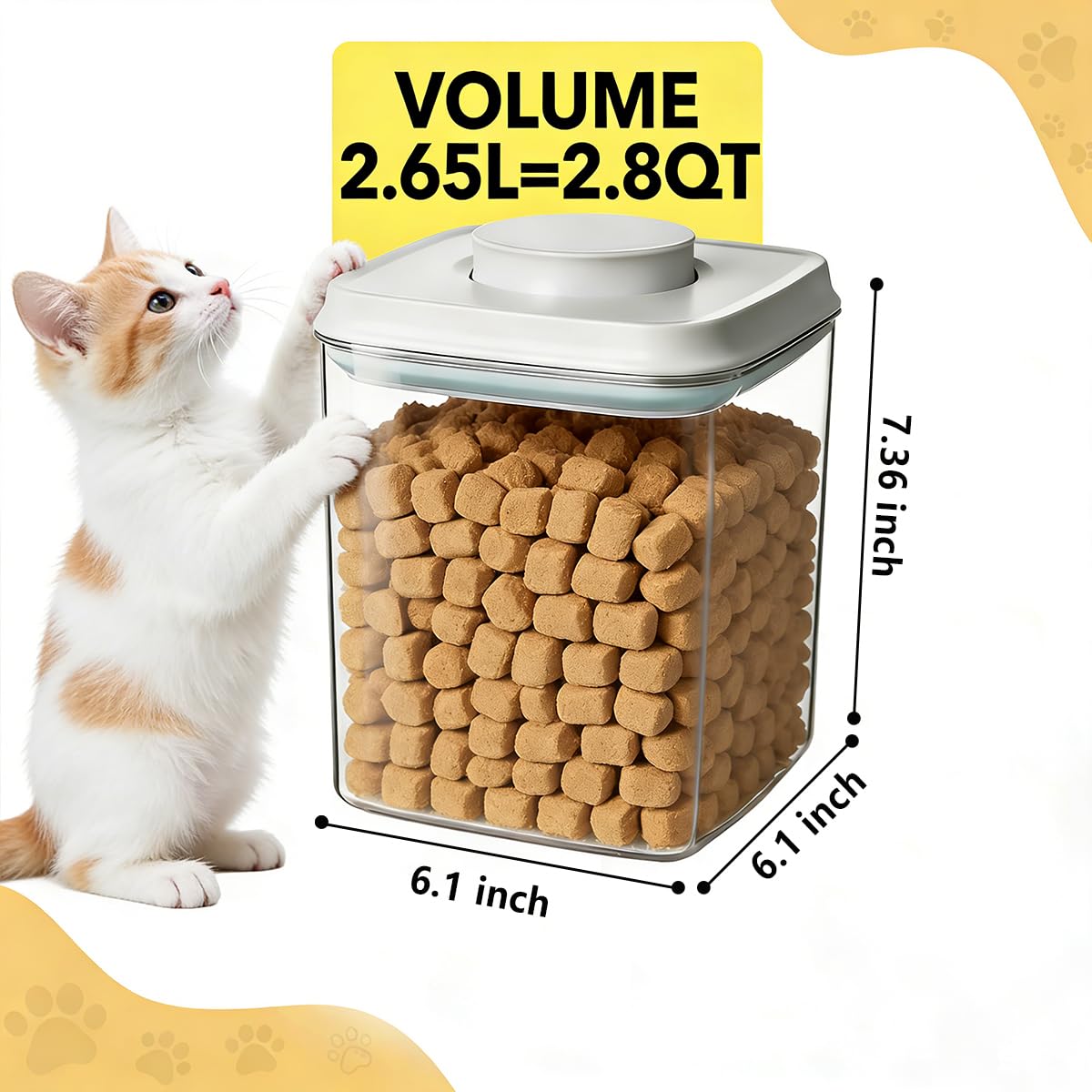 Ankou dog food storage set ready for kitchen or feeding station.