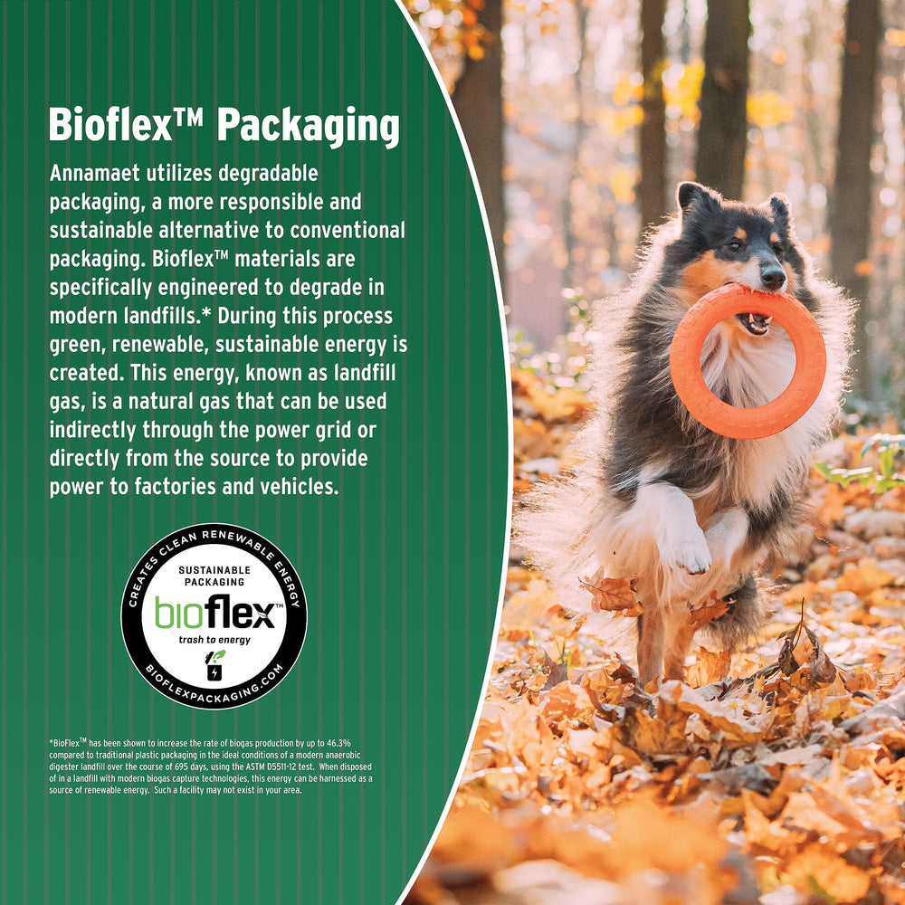 Annamaet Bio-Flex packaging designed to biodegrade in landfills