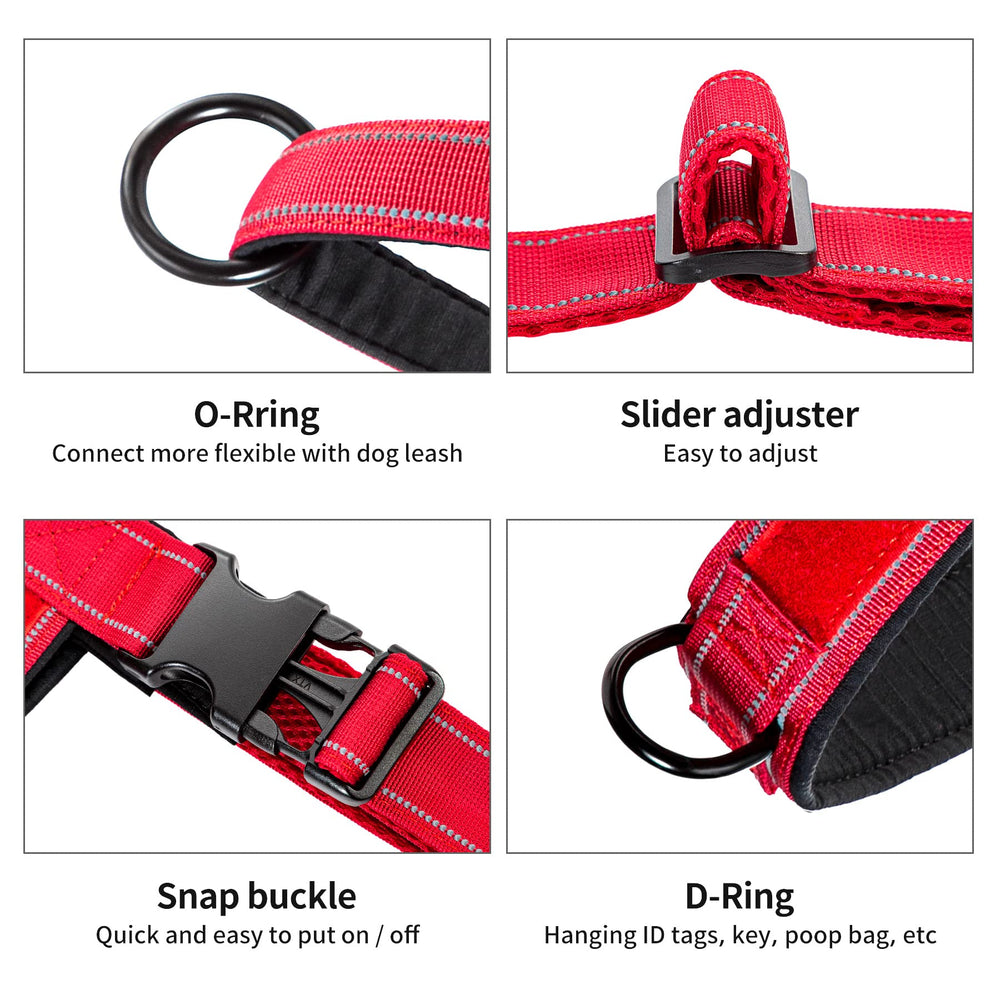 Front strap design helps prevent pulling for smoother training sessions.
