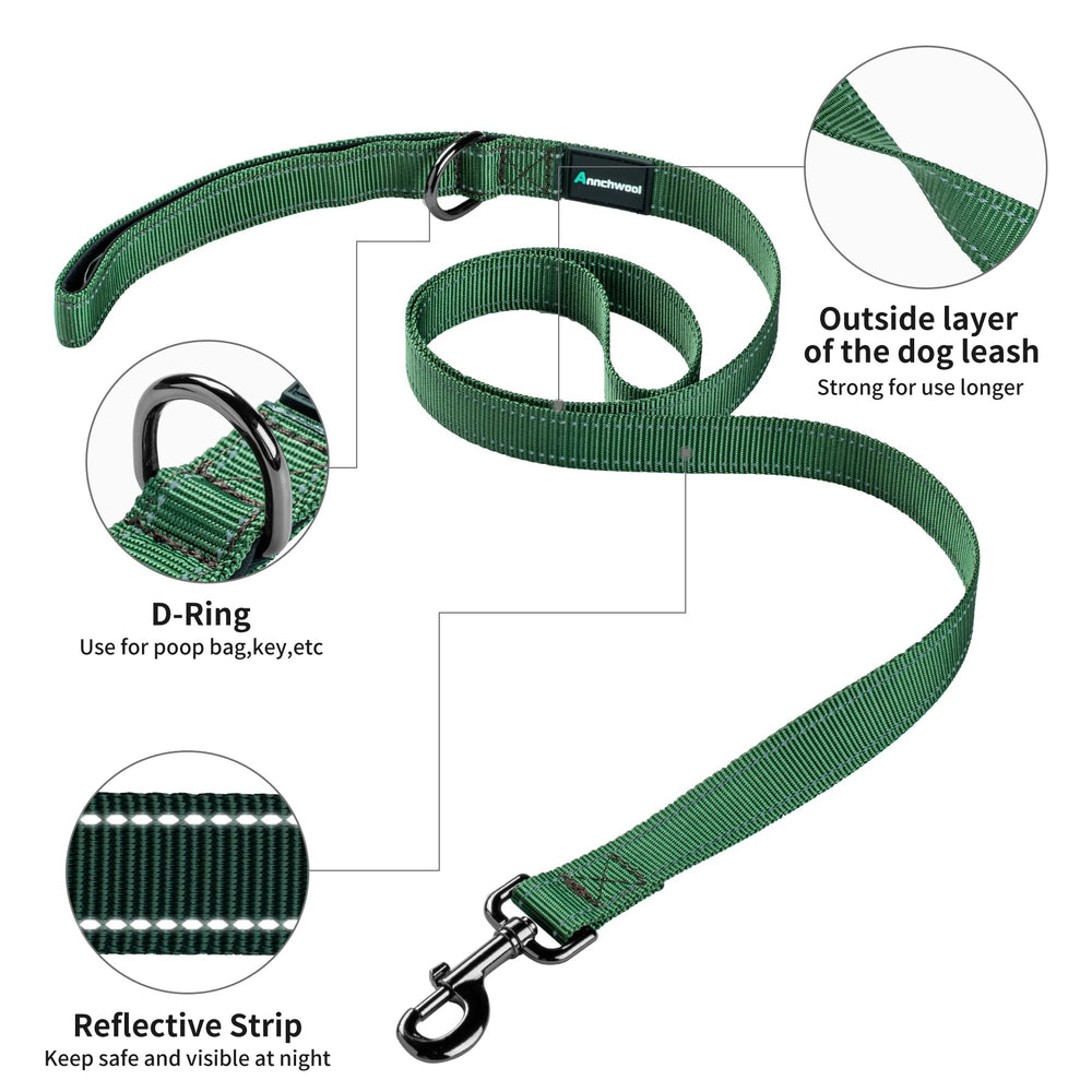 Annchwool No Pull Harness dual rings for leash and accessories.