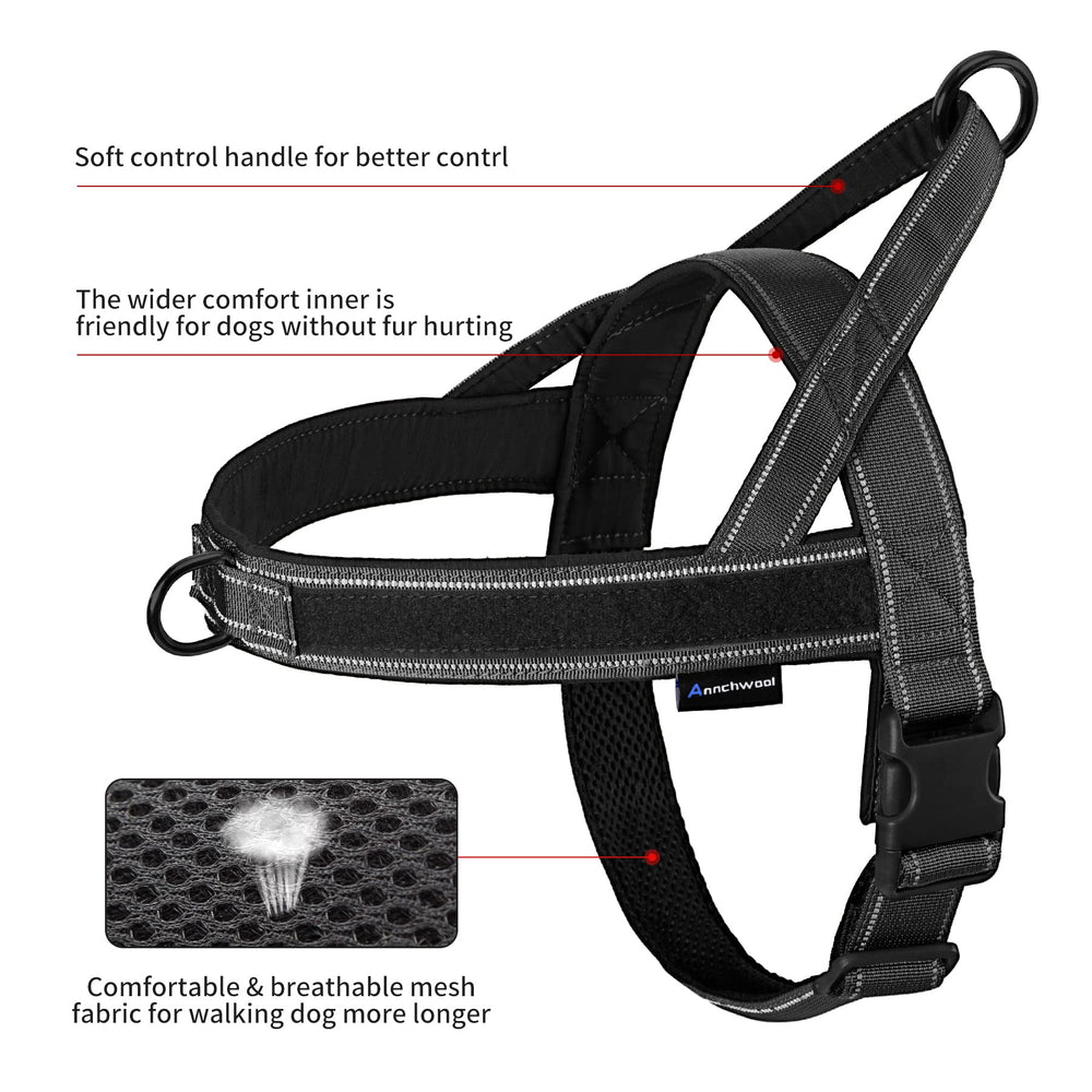 Annchwool No Pull Harness size variants for secure fit