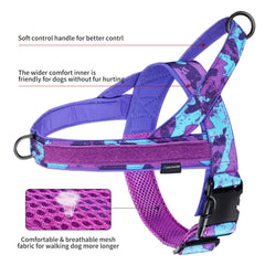 Annchwool quick fit harness enables easy on-off for busy mornings.
