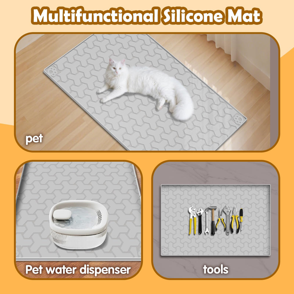ANNIL mat versatile for cats and small pets gray
