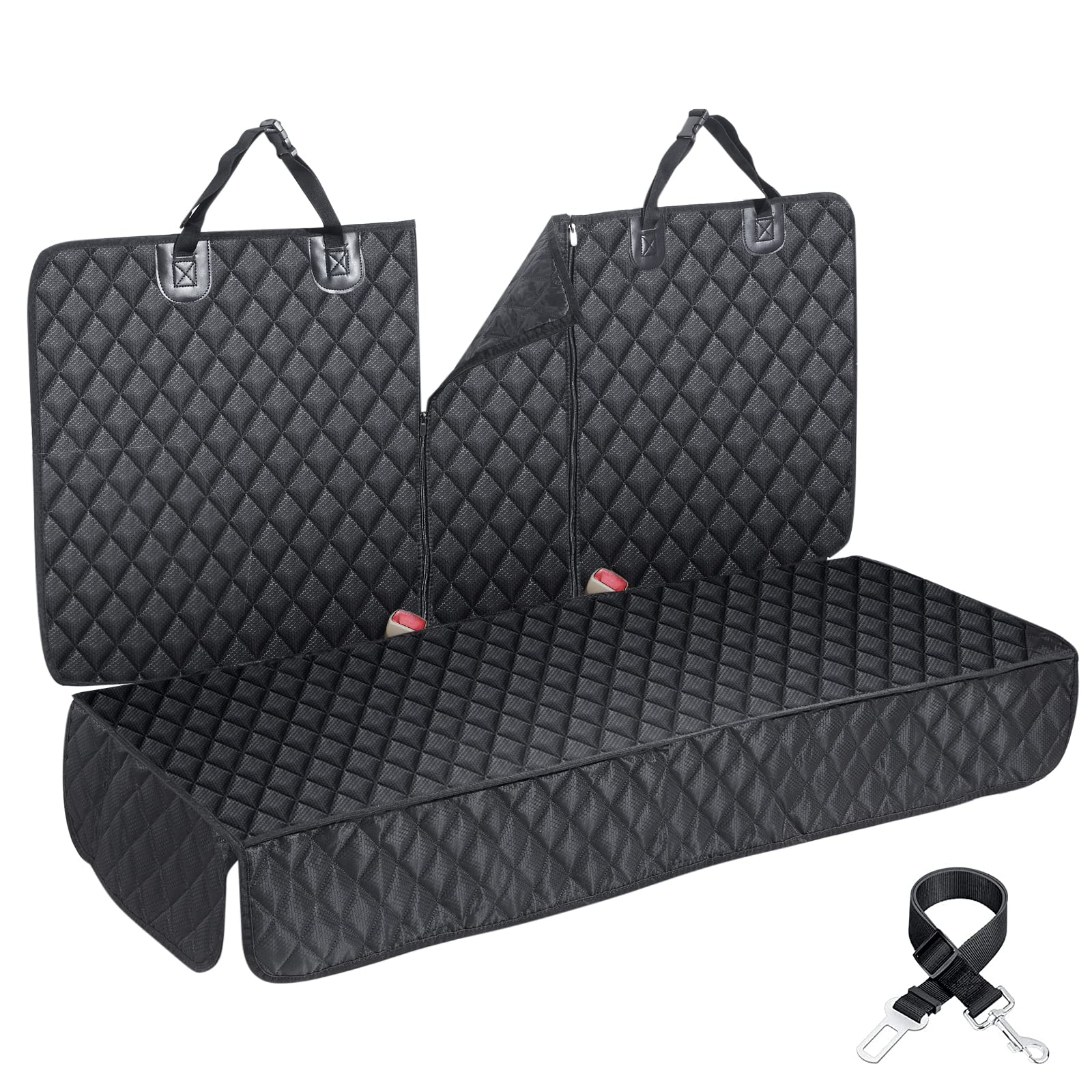 ANOSOSPECIAL dog seat cover protects back seat from fur and dirt