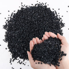 Anothera 7lb Black Cactus Pea Gravel bag for succulent beds and decor