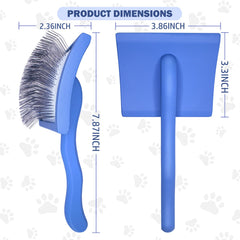 Anrundar long pins enable smooth glide through thick fur.