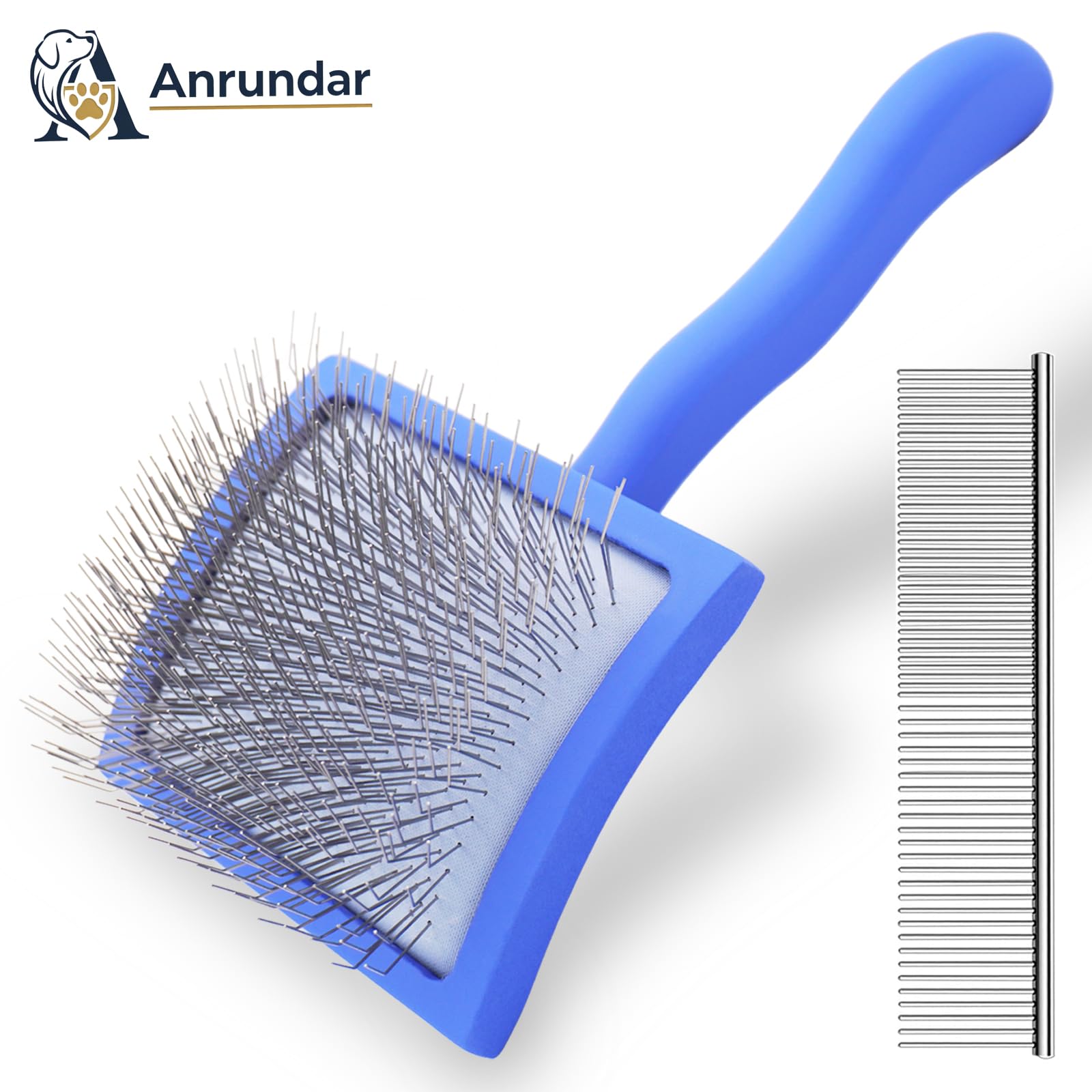 Anrundar multi-breed brush suits dogs and cats with soft coats.