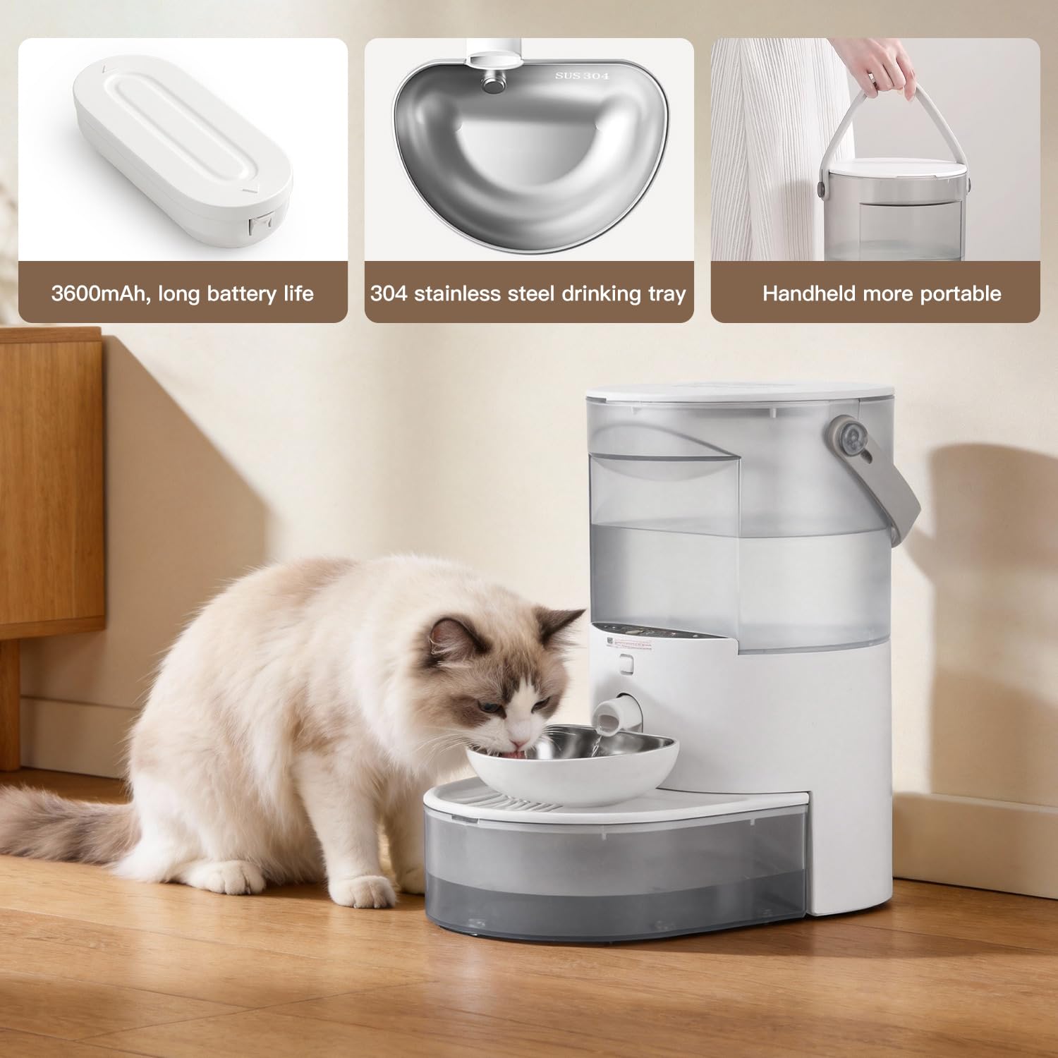 ANSHENYA easy-clean construction shows detachable parts for quick upkeep.
