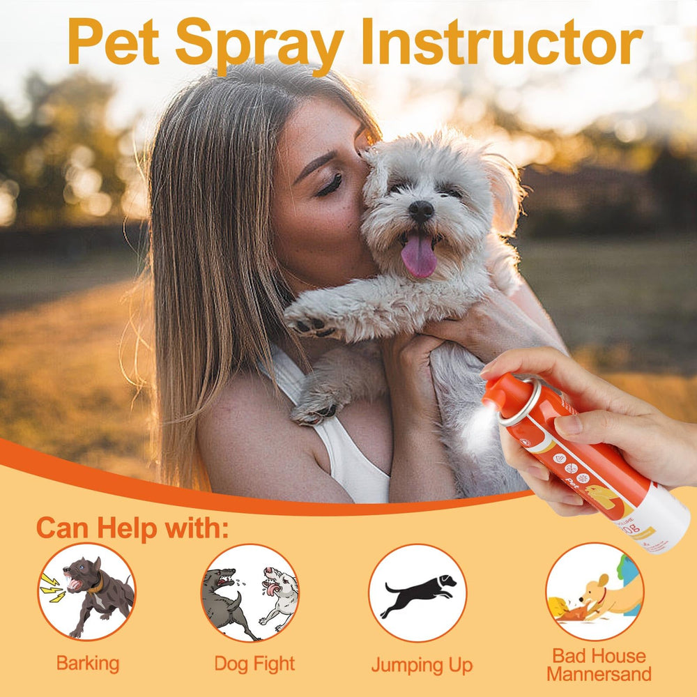 Two-pack ANSJDH spray for versatile at-home dog training.