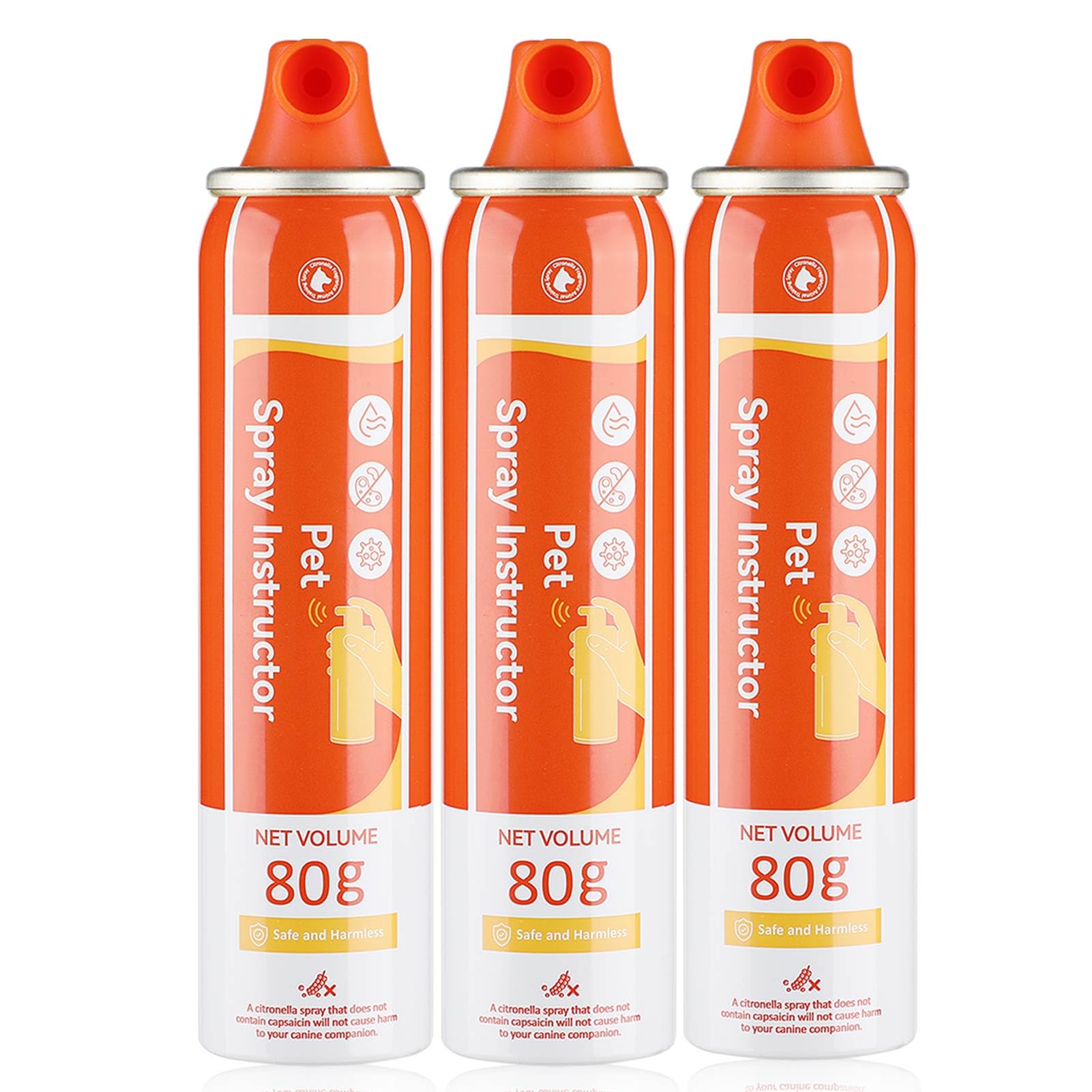 ANSJDH Spray Corrector for dogs 80ml bottle aids quick attention distraction during training.