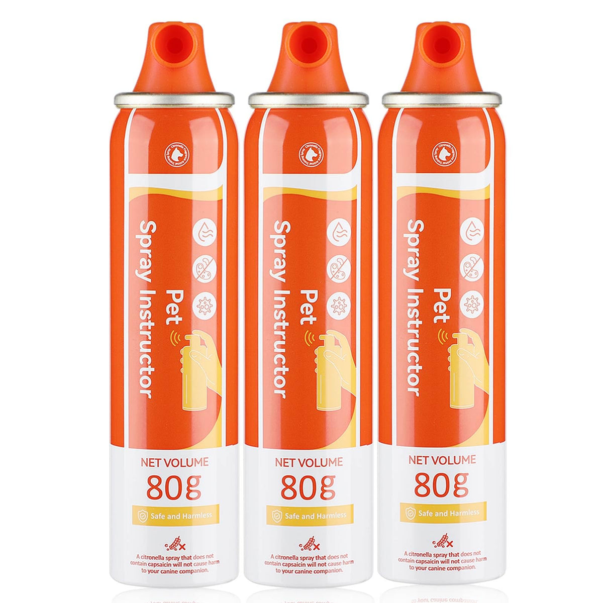ANSJDH Spray Corrector for dogs 80ml bottle aids quick attention distraction during training.