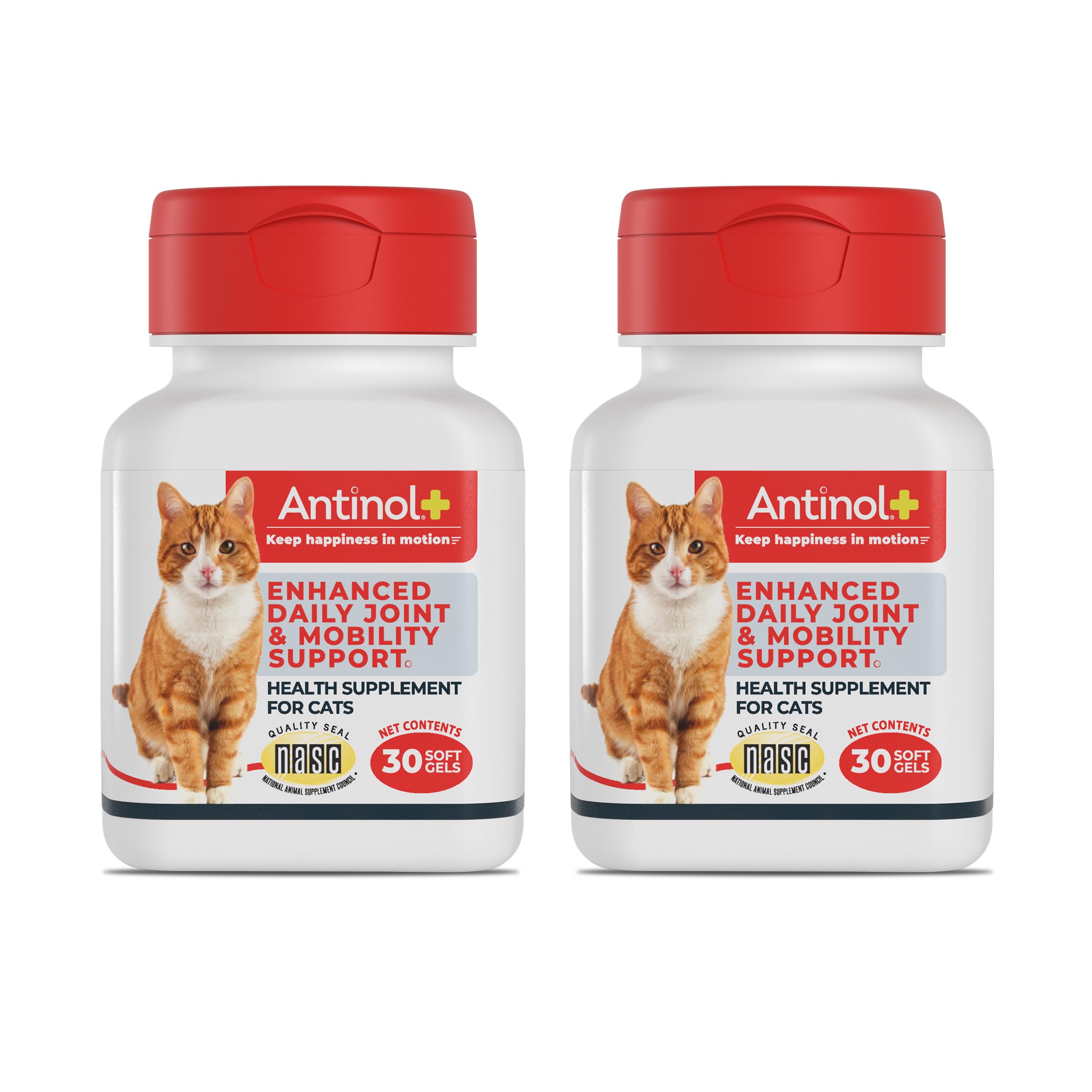 Antinol Plus bottle front highlighting cat joint support.