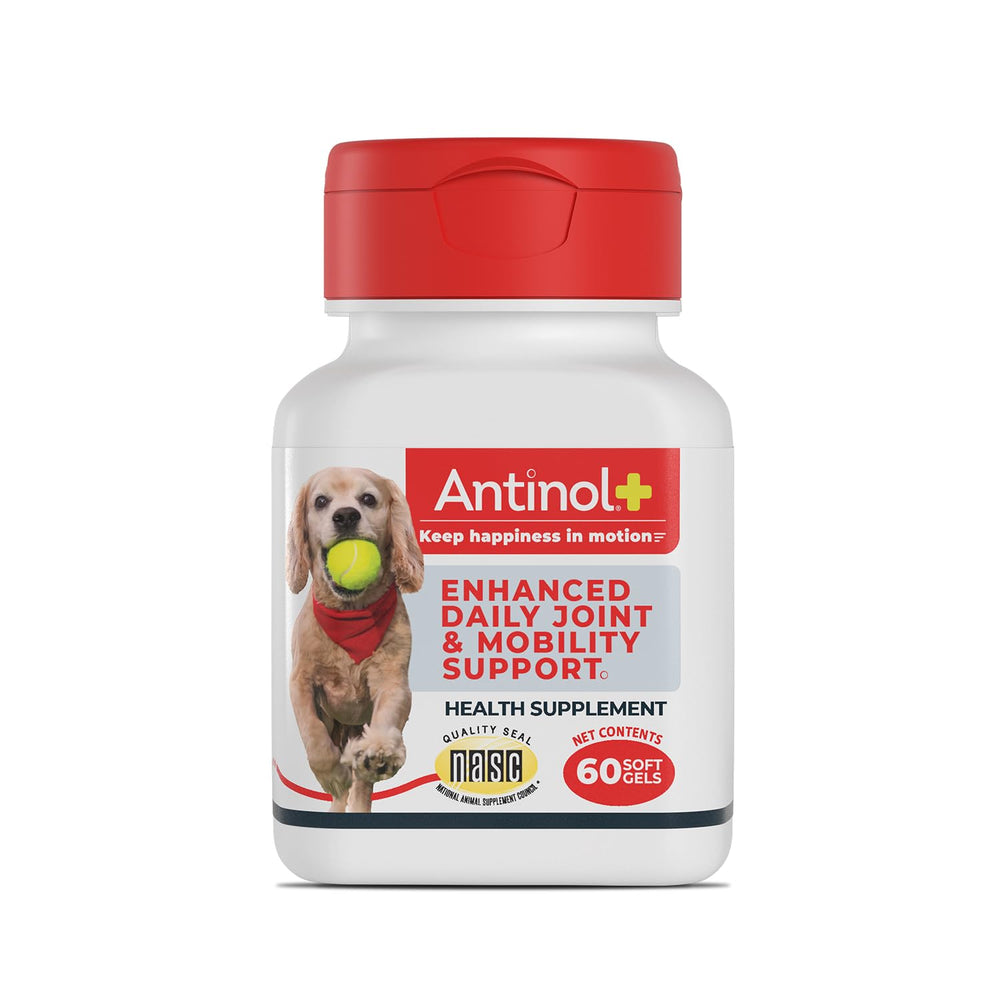 Antinol Plus mobility bottle pour showing convenient daily use for joint support.