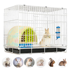 ANTREATU indoor small animal cage showing a spacious habitat for active pets