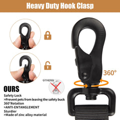 Antswish military-style dog collar with dual-security buckle for secure fit during training.