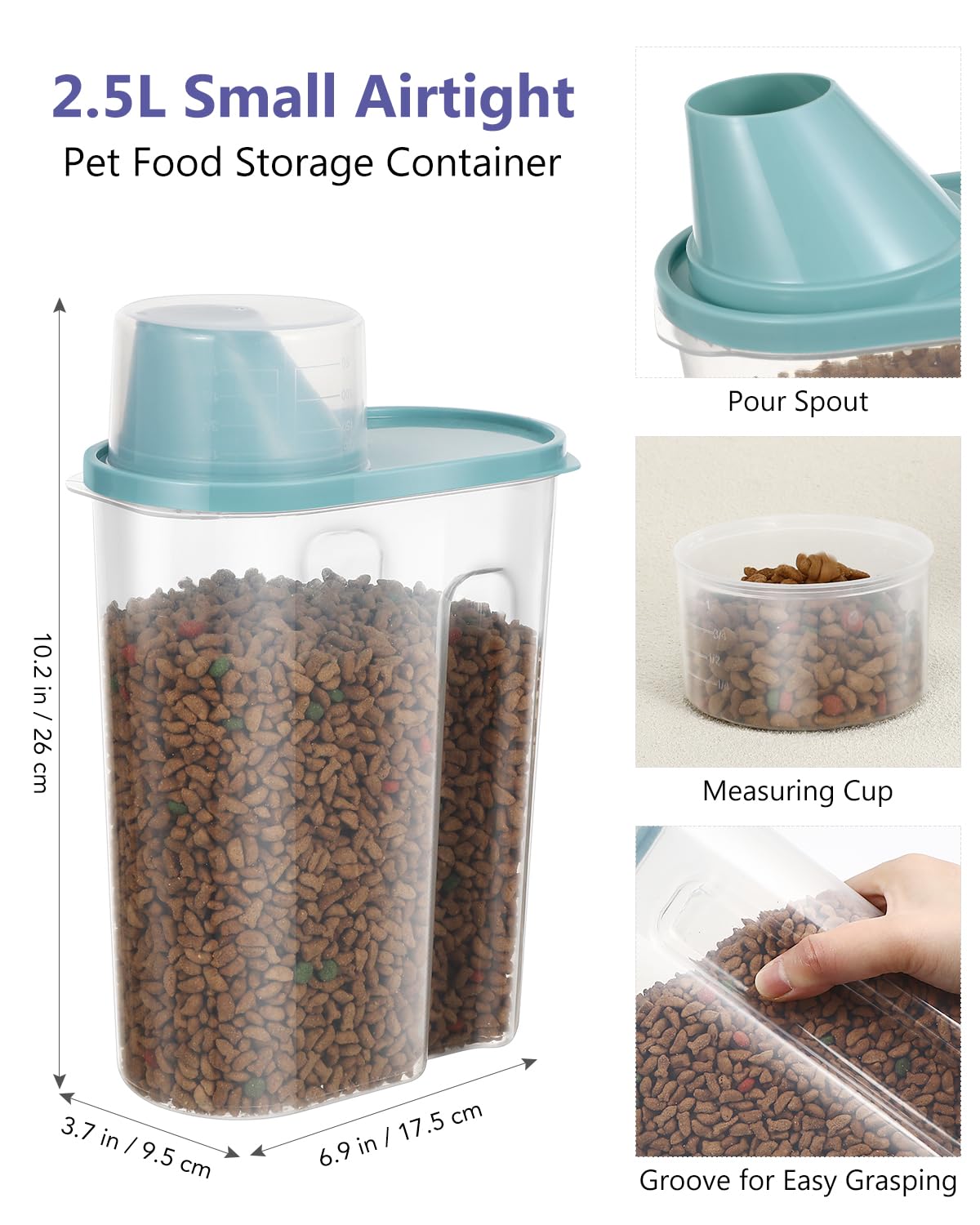 ANVS 2.5 L small container included for variety.