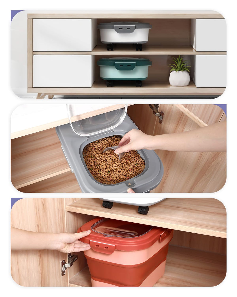 ANVS container with airtight seals helps keep moisture and pests away