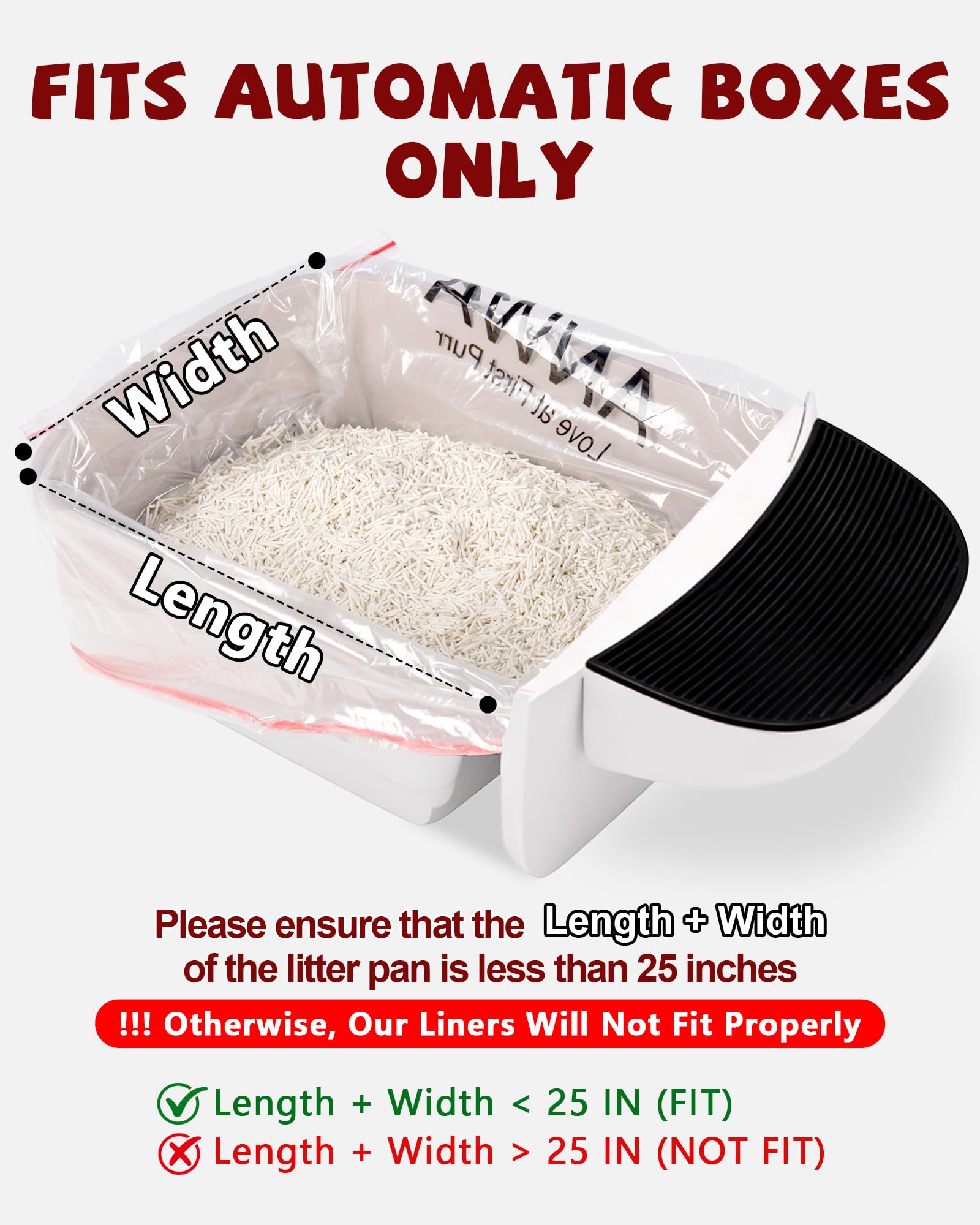 ANWA 150-count thick liners resist punctures and leaks during disposal