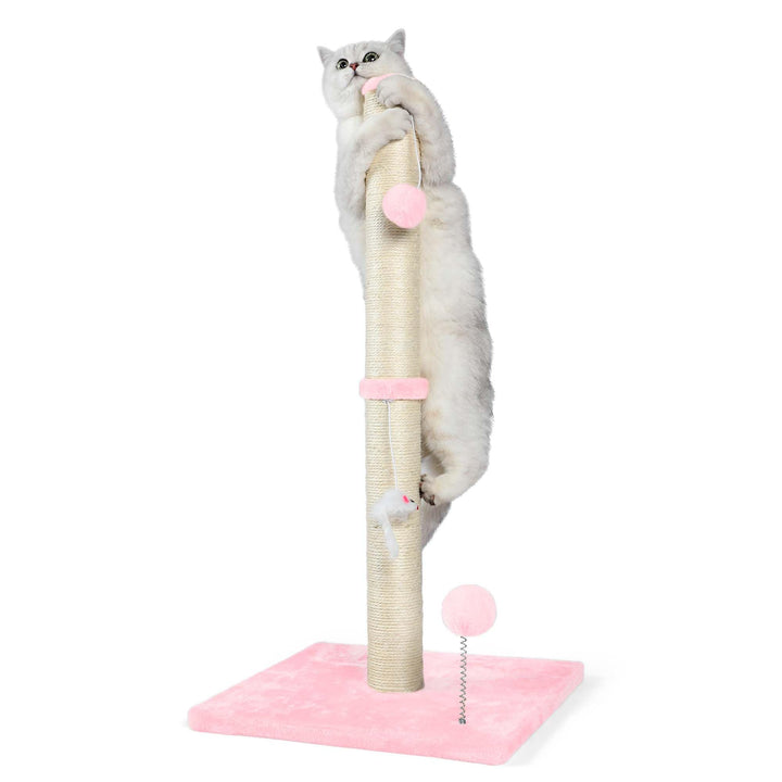 ANWA 32-inch tall cat scratching post with sisal surface for sturdy scratching and exercise