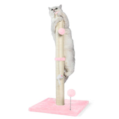 ANWA 32-inch tall cat scratching post with sisal surface for sturdy scratching and exercise