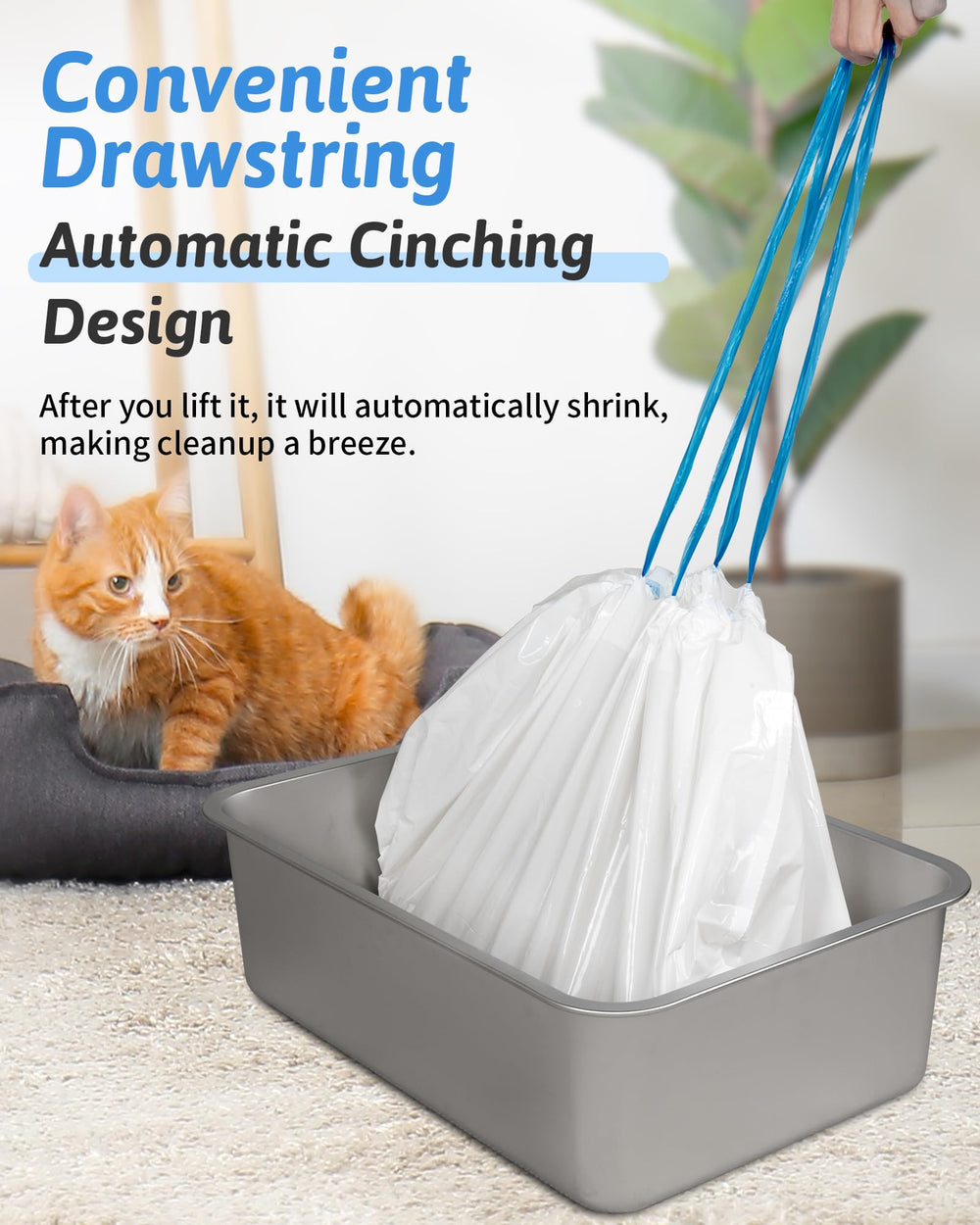 ANWA 2 mils extra-thick liner supports up to forty-four pounds.