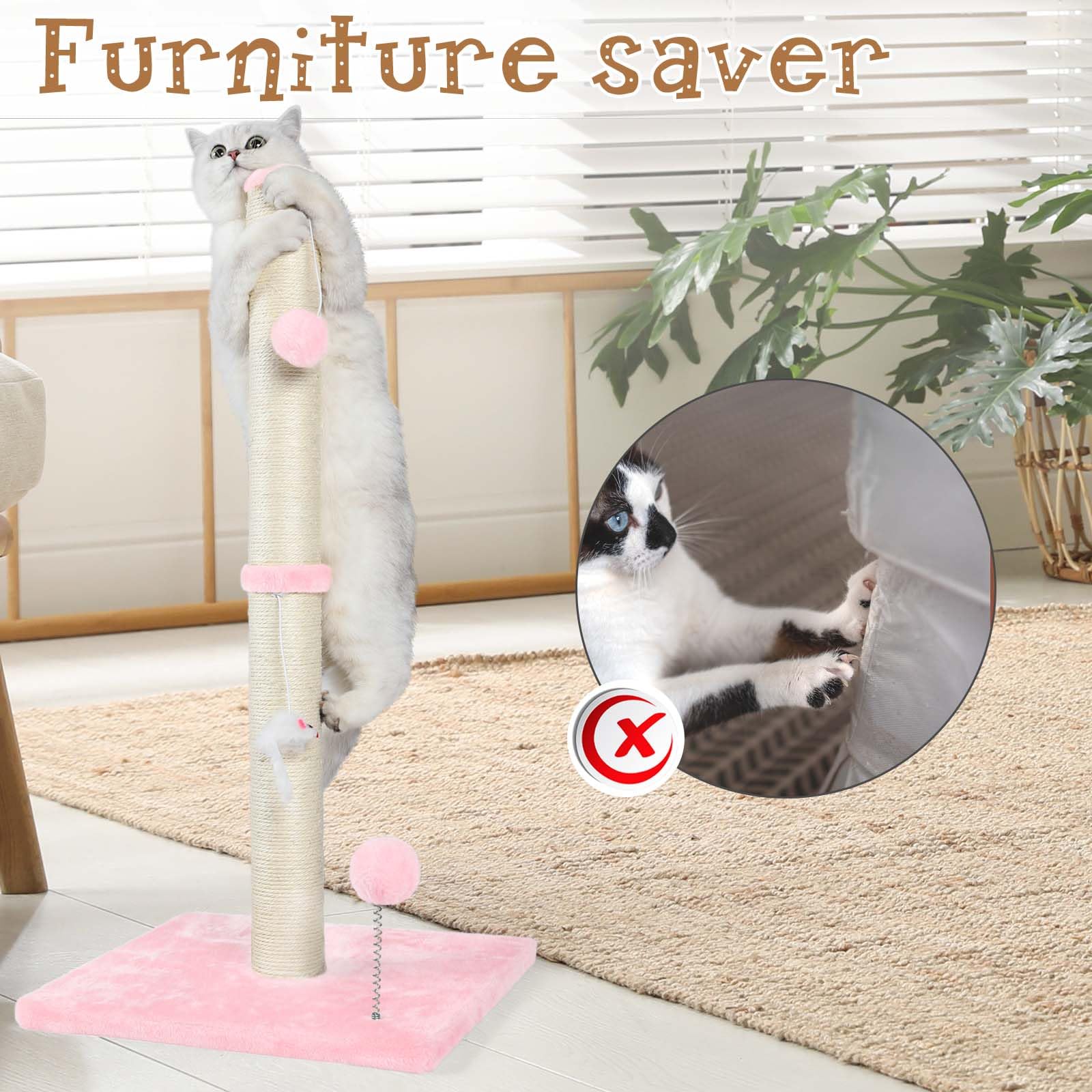 ANWA cozy lounging area on the post for rest after play
